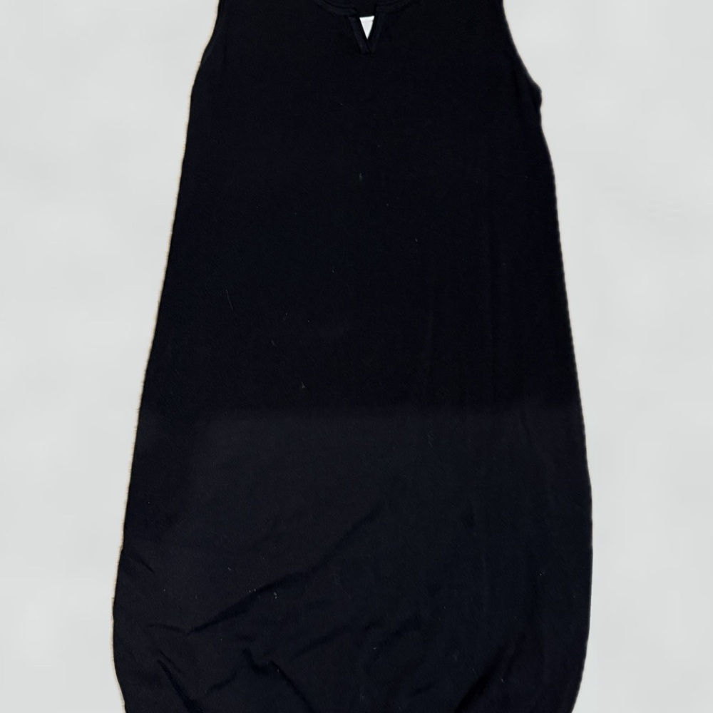 UCHUU - Elegant Black Sleeveless Dress - Picture 2 of 3